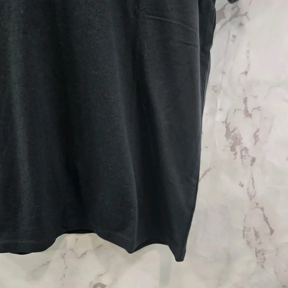 Everlane T Shirt Mens Medium Black Short Sleeve V Organic Cotton Tee Uniform - Picture 4 of 9